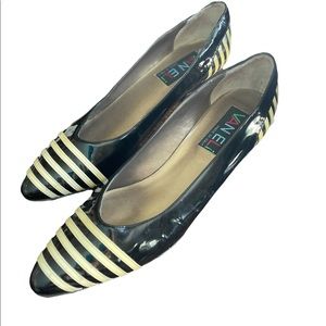 Vaneli of Italy patent leather pumps